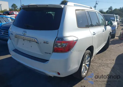 2008 Toyota Highlander Hybrid Limited из США, поврежденный, VIN JTEEW44A582002188